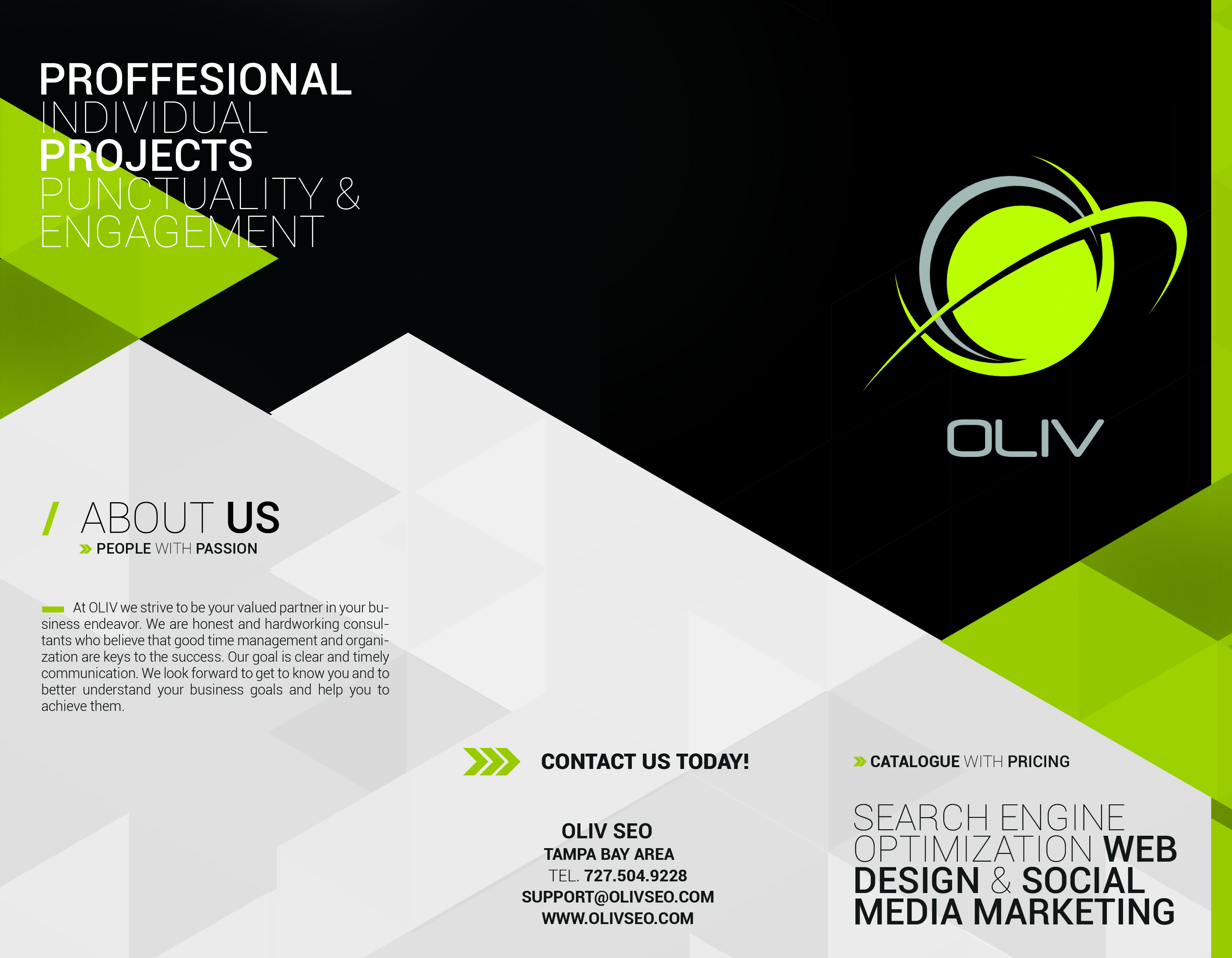 OlivSEO Brochure Outside