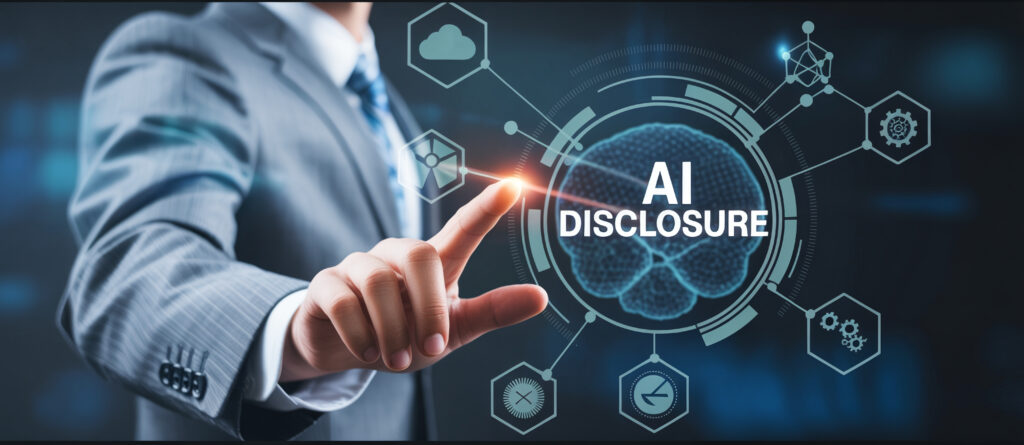 AI disclosure requirements